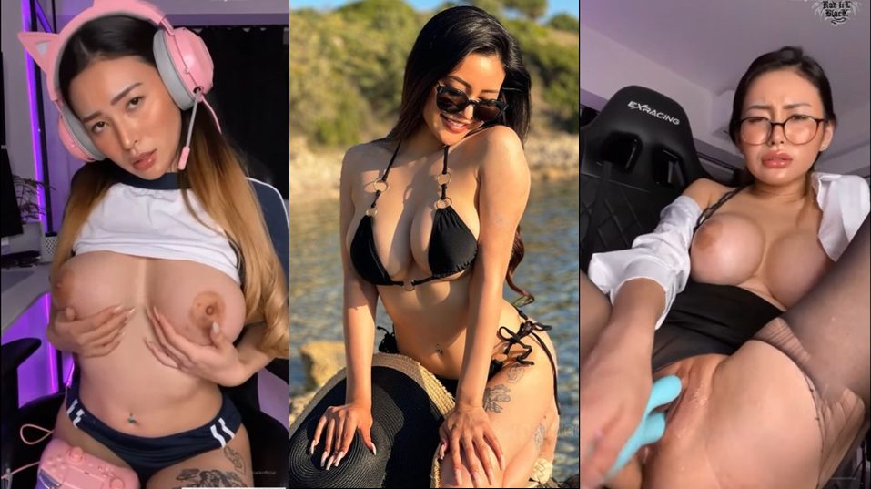 คลิปหลุด raelilblack สาวญี่ปุ่นขวัญใจชาวไทยทั้งประเทศ ไลฟ์สดในห้องเหมือนเล่นเกม นั่งแหกหีเอาดิลโด้เสียบบนโต๊ะเกมเมอร์ น้ำแตกแทบทะลุจอ