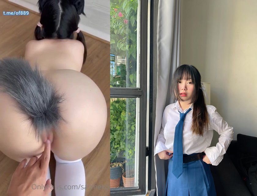 คลิปหลุดไทย กลุ่มลับ  Onlyfans saizneko น้องทรายเอาหางแมวเสียบก้นแล้วให้ผัวเขี่ยหีอย่างเด็ดหุ่นอวบขาวน่าเย็ดโครตๆ