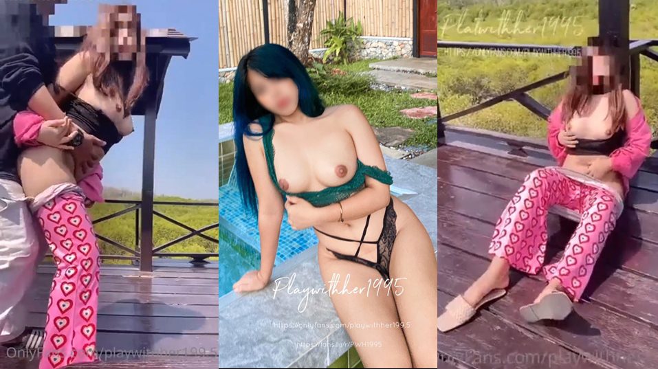 คลิปหลุด playwithher1995 น้องยูมิสุดแจ่ม ออกมาเย็ดเอาท์ดอร์กับผัว เปิดนมโชว์โม๊กควยให้ผัว ก่อนจะโดนเย็ดหีกลางแดดร้อนๆ