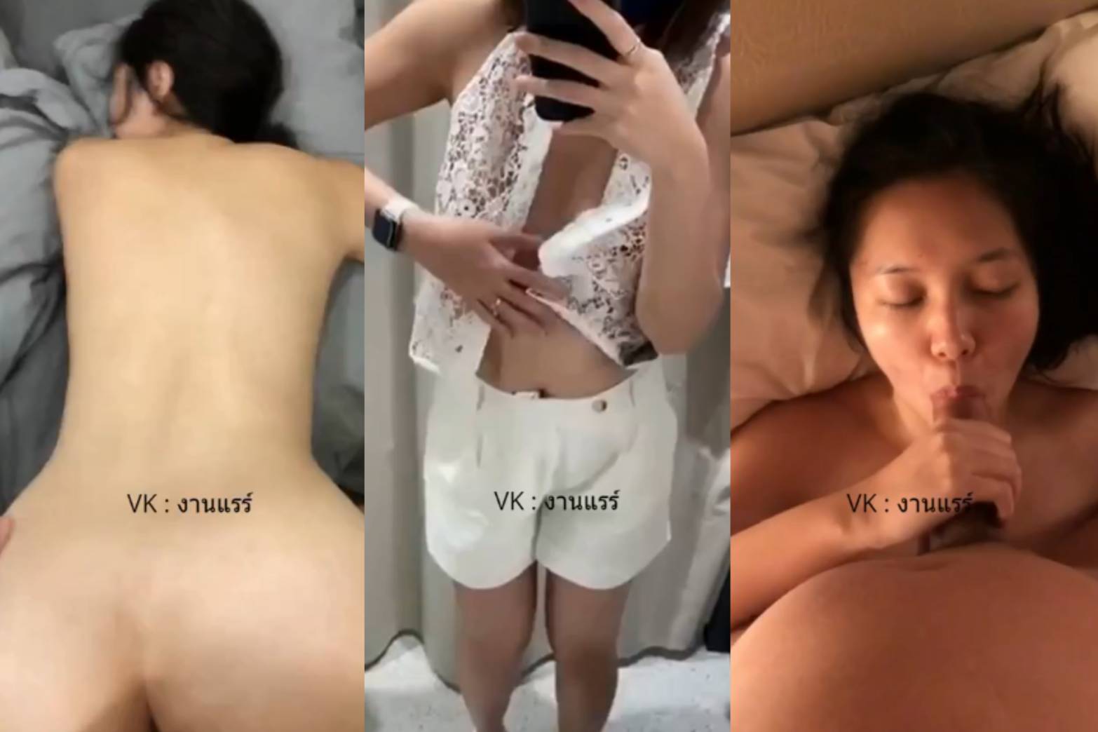 คลิปหลุดเด็ดๆ งานแรร์วัยรุ่นจากทางบ้าน น้องหมวยหน้าจิ้มลิ้ม นมโตโดนแหวกกางเกงในเย็ดหีท่าหมา จับควยชักน้ำว่าวใส่ปาก
