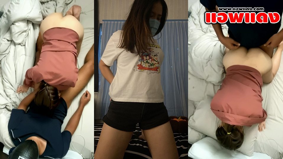 คลิปหลุดOnlyfans น้องแนตตี้ Natty_Horny มาแอบวางกล้องไว้มาให้ผัวจับแหวกขาซอยหีเย็ดกระแทกอย่างมันส์นมเด้งดีจัดๆ เย็ดเกือบแตกใน