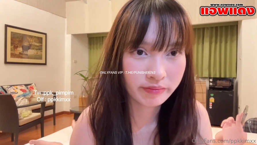 คลิปหลุดโอลี่แฟน ppkkimxx น้องเปรี้ยว สาวสวยขี้เอาชวนแฟนหนุ่มเล่นเสียวในโรงแรม จับอมควยให้เสียวๆก่อนขึ้นขย่มแล้วโดนจับซอยหีรัวๆ